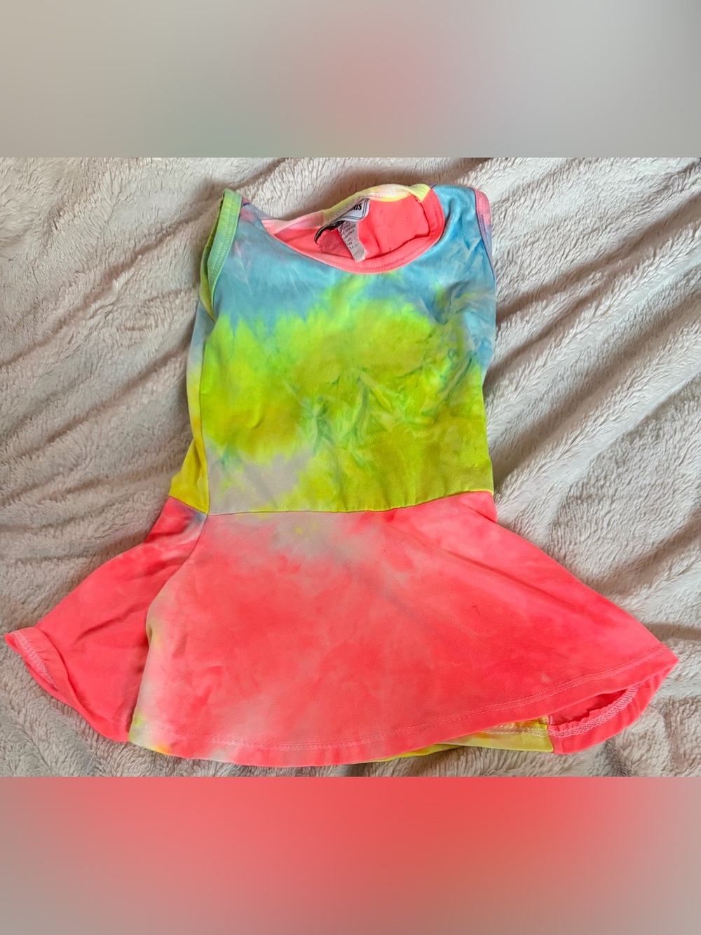 Neon Tie-Dye Dress